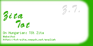 zita tot business card
